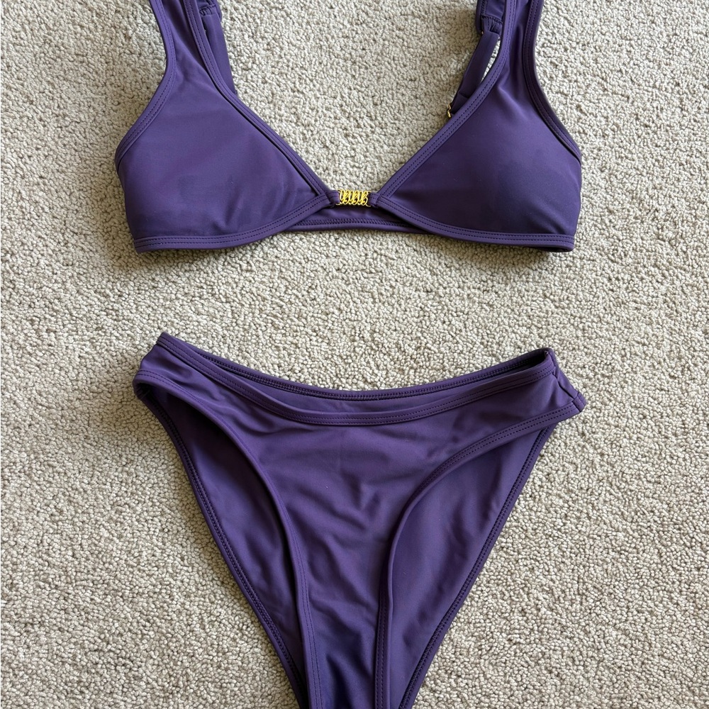 93 Play Street Plum Bikini Set